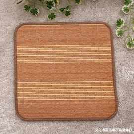 批发夏季坐垫餐椅垫网吧垫电脑椅垫竹片坐垫竹凉席垫礼品