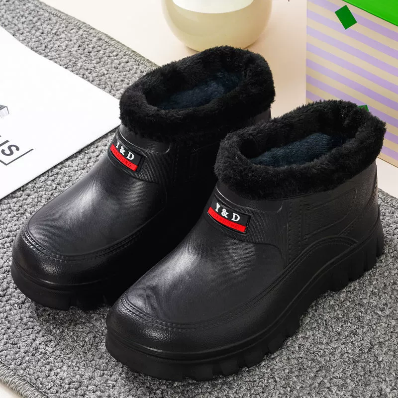 Водонепроницаемые хлопковые ботинки для мужчин и женщин зимой