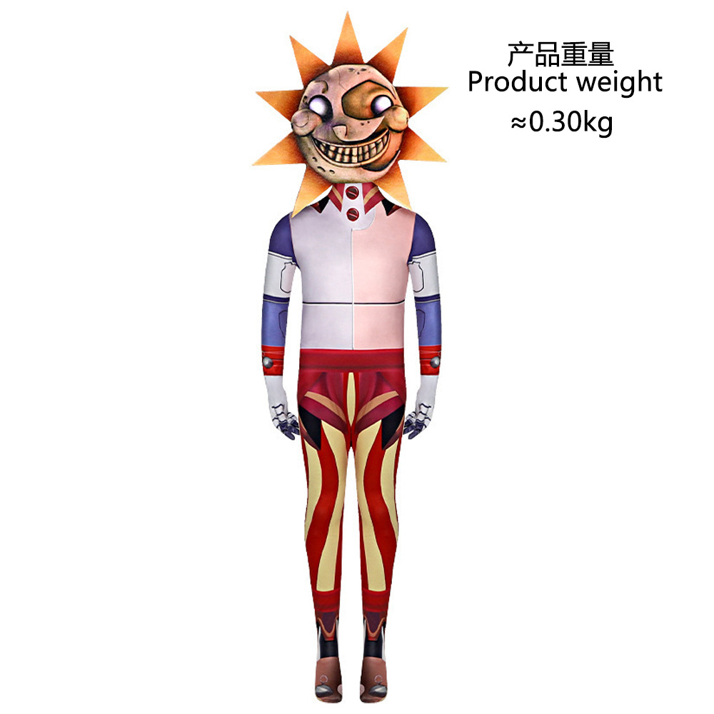 Halloween Sundrop Fnaf Luna Sol final Head Cosplay Siamés medias vulnerabilidad de seguridad