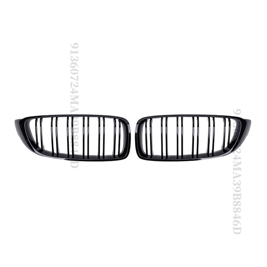 Suitable for Bmw 4 Series F 1.6kg Door Models 2013-2020 Modified Grille in Glossy Black