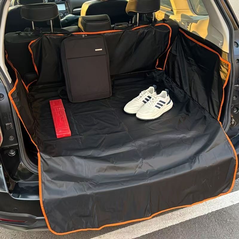 Car Back Seat Suv Business Vehicle Trunk Seat Cushion Waterproof and Stain-Resistant Mat Easy to Clean Pet Mat Universal Type