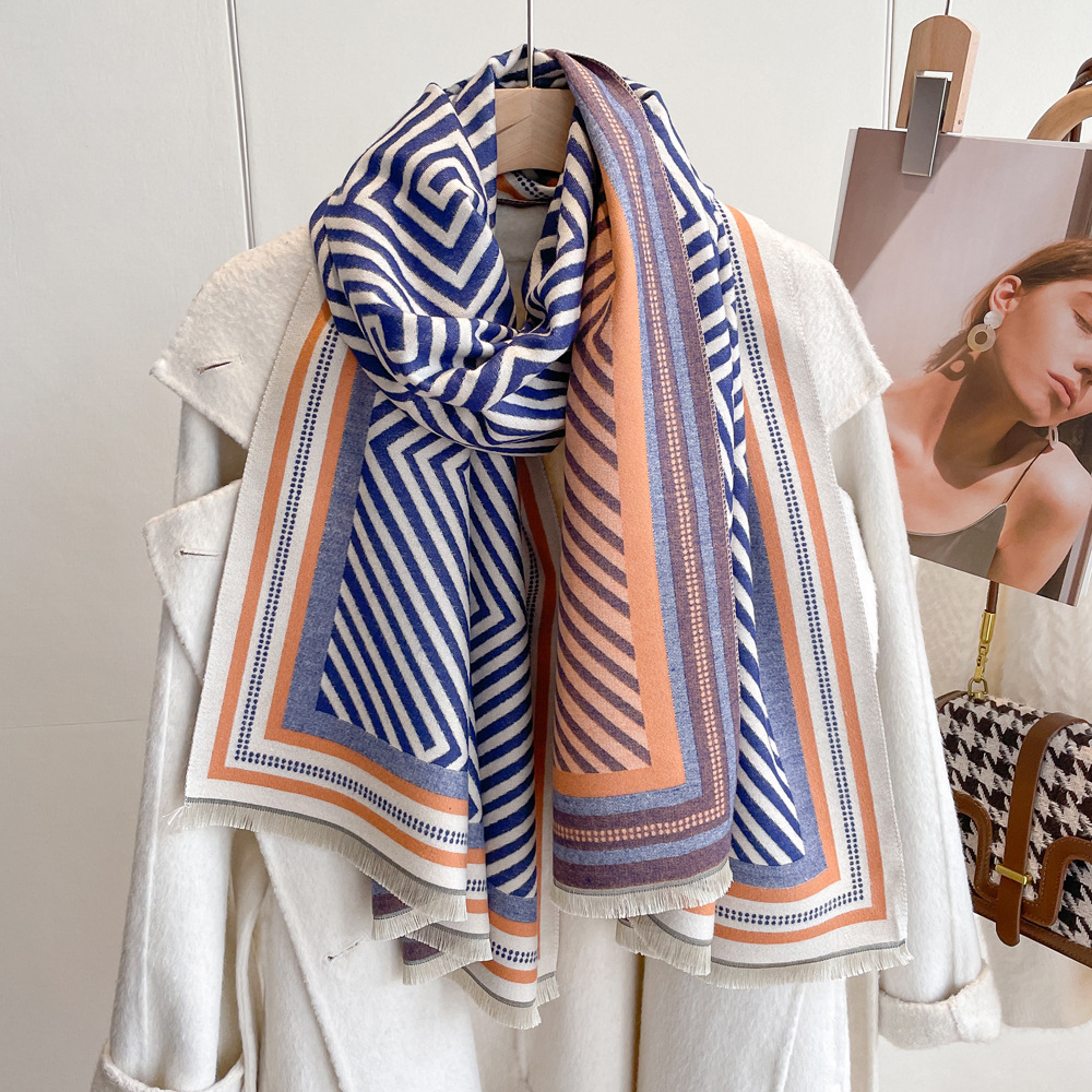 Bufanda mujer imitación cachemira elegante fular invierno_voghion.com