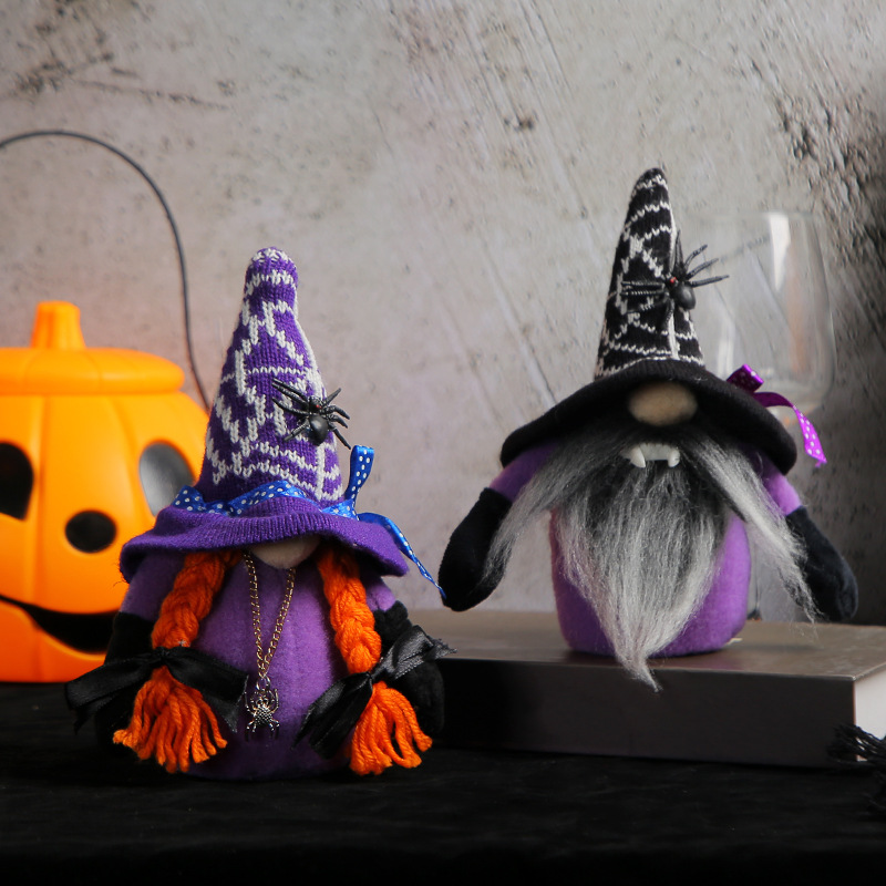 Halloween arctalan vámpír baba díszek pókdenevér baba party jelmez kellékek_voghion.com