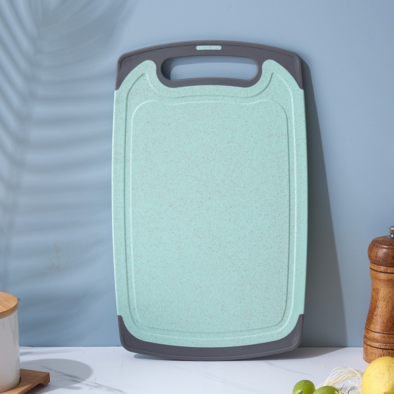 Transfronterizo nórdico simple tablero de paja de trigo tablero de cocina tablero de corte portátil fruta BaoMa tablero de corte de alimentos suplementarios tablero de corte de verduras