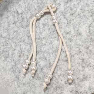 Pearl Buckle High Brightness Cotton Rope Coat Button Button Hand-woven Dyeable New Chinese Button Autumn and Winter Accessories
