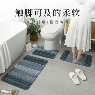 Cross-Border Quality Popular Bathroom Door Absorbent Floor Mats Bathroom Foot Mats Toilet Non-Slip Bedroom Entrance Home