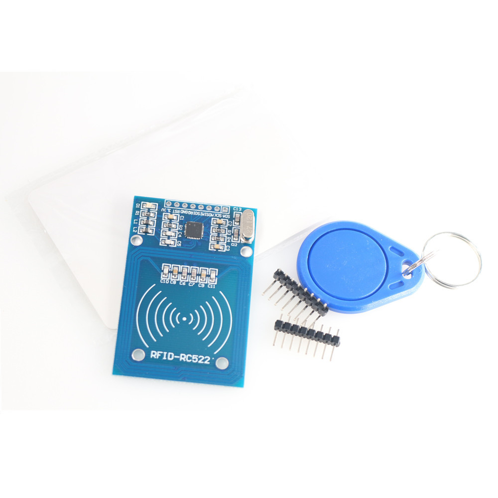 MFRC522 RFID射频识别IC卡感应模块送S50复旦卡钥匙扣适用Arduino