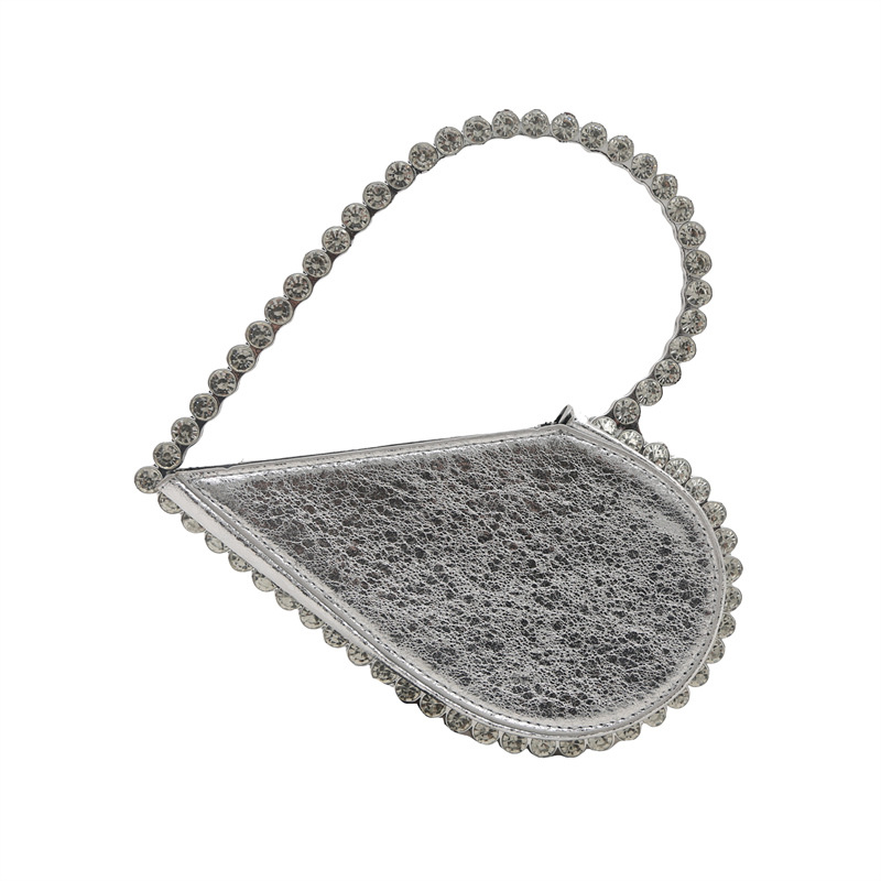 Glitzernde Herz Handtasche Damen Elegante Abendtasche Für Events_voghion.com