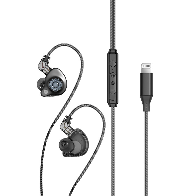 Auriculares In-Ear HIFI Dinámicos para Juegos HIFI de TPE y Silicona para Celular y Computadora image 11
