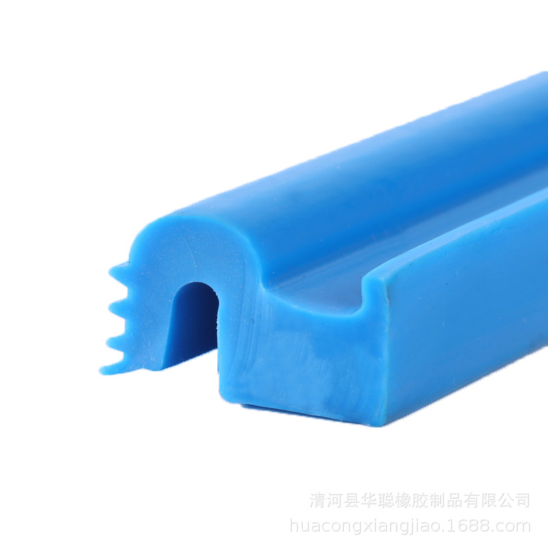 厂家直供门窗硅胶PO密封条U型硅胶条阻燃发泡密封条量大从优