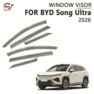 Dropshipping is available for BYD Song Ultra 2026 car side window rain guards