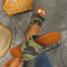 B 76244 Fishmouth Wedge Sandals �����¸�ɳ̲������ͨ�¿�����