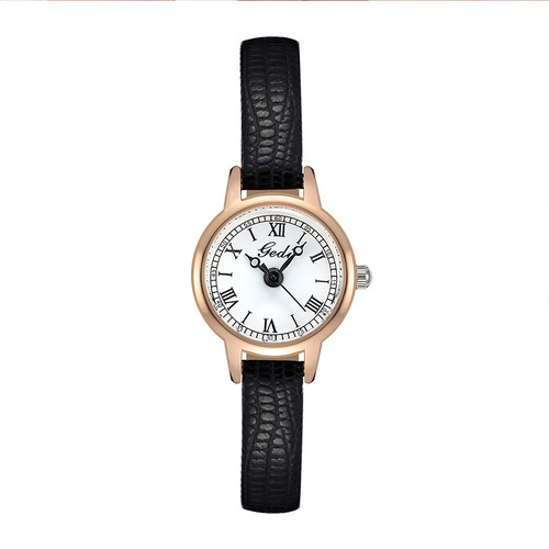 New ladies retro style compact temperament ladies student high-looking small plate belt waterproof quartz watch versatile