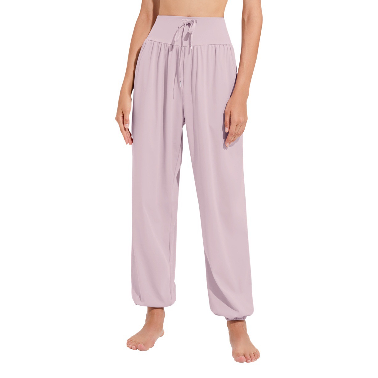 Pantalones deportivos holgados e informales para mujer, pantalones de yoga para correr y bailar, transpirables y de secado rápido, pantalones de chándal anchos para fitness.