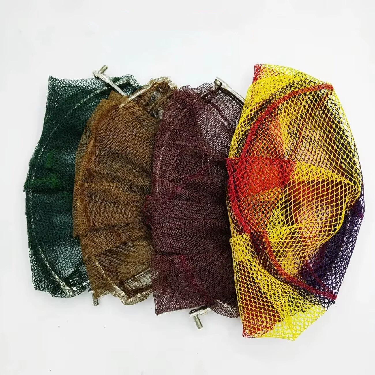 Сетчатая головка, сетчатая головка Dali Ma 35-50, складная сетчатая головка из нержавеющей стали, резиновая сетчатая головка, аксессуары для рыболовных снастей