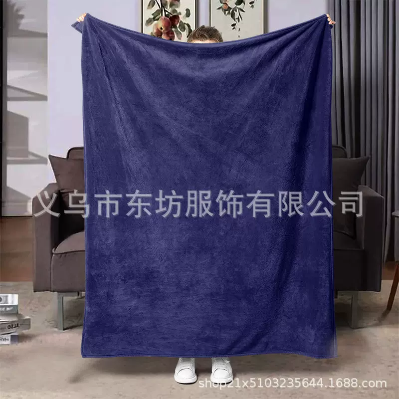 一件个性时尚图案印花法兰绒毛毯多功能礼品毛毯，适用于所有季节