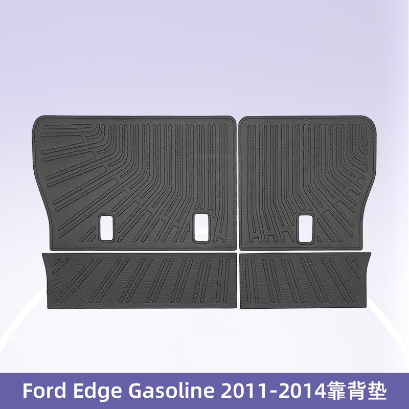 Para Ford Edge Fuel 2011 - 2014 3D todo el tiempo TPE almohadilla para los pies almohadilla del maletero
