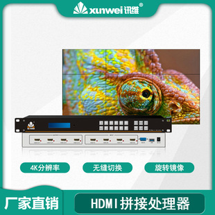 led Large Screen Splicing Processor Manufacturer 4-way Multi-screen Video Splicing Matrix led Large Screen Splicing Controller