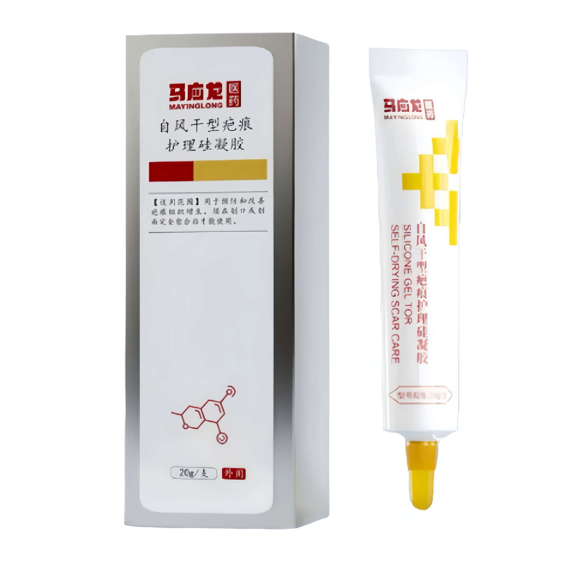 마잉롱 자가 건조 흉터 관리 실리콘 겔