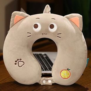 Removable and Washable Memory Foam U-Shaped Pillow Cartoon U-Shaped Pillow Event Gift Travel Pillow Nap Cervical Spine Neck Pillow