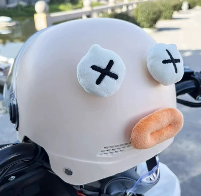 delivery helmets, Motosiklet dəbilqələri - sausage-mouth-helmet-decoration-xx-eyes-sausage-mouth-limited-time-offer