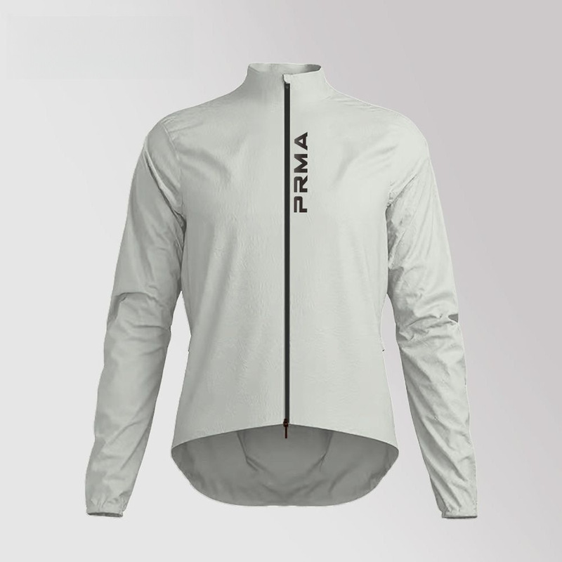 Cycling windbreaker with double zipper, windproof cycling jacket for men and women, mountain running long-sleeve coat Cycling windbreaker with double zipper, windproof cycling jacket for men and women, mountain running long-sleeve coat