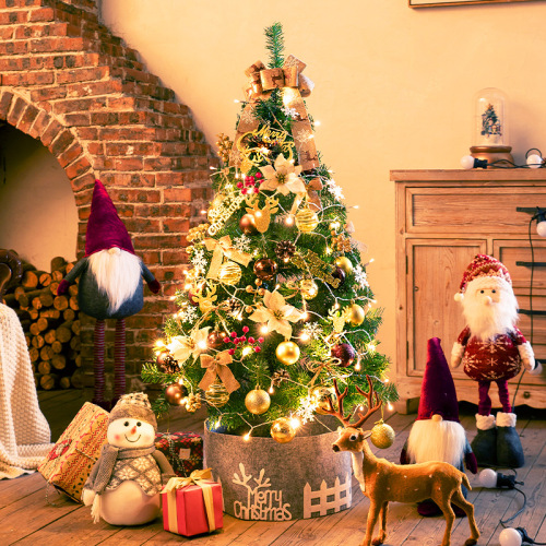 Christmas tree Christmas decorations shopping mall office home high-end encrypted luminous set scene decoration ornaments