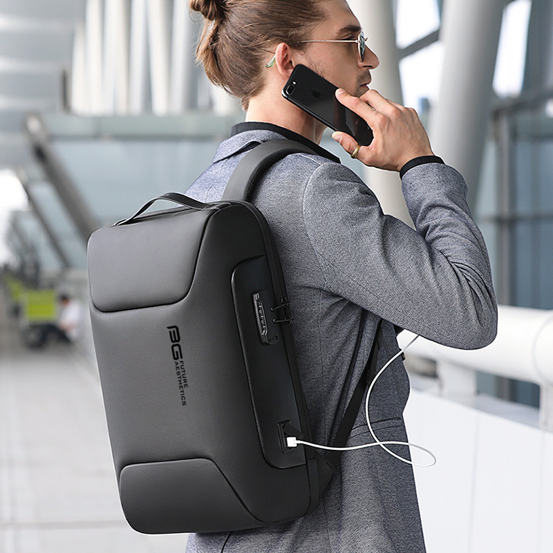 Bange New Men's Waterproof Business Travel Computer Sports Car Backpack_voghion.com
