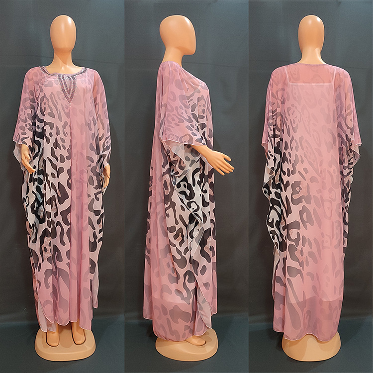 Cross-border European American Wish Dresses, African Middle Eastern Printed Robes, Women's Clothing With_ecoleips.com