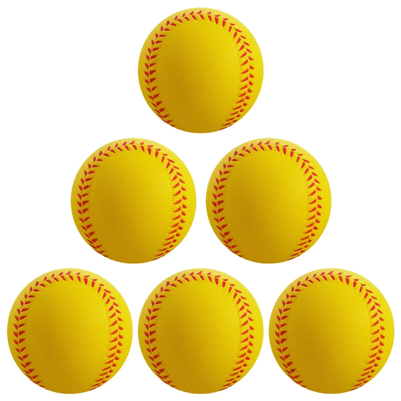 П Baseball полиуретановый поролонный софтбол подвижный мяч для учащихся начальной школы, антистресс