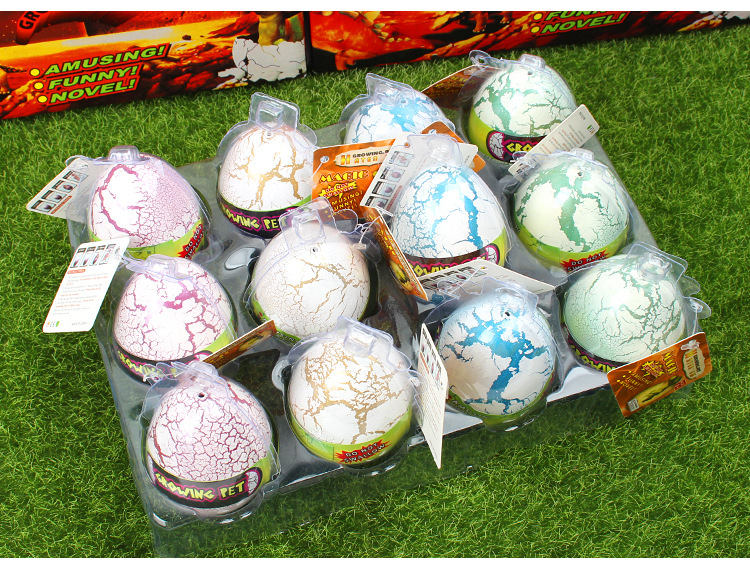 Dinosaur Egg Expansion Water Hatching Egg Children Unisex Dinosaur Plastic Animal Simulation Model display picture 3