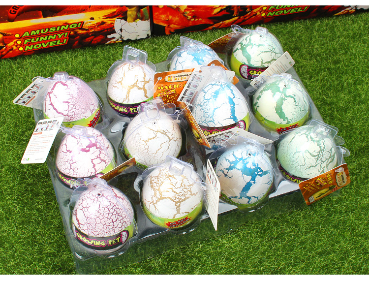 Medium Dinosaur Egg Inflated Animal Egg Soaked In Water Hatching Egg Educational Children's Toys Wholesale display picture 3