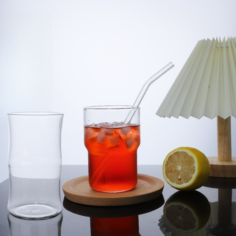 High Borosilicate Glass Iced Americano Mug For Cold Drinks_voghion.com