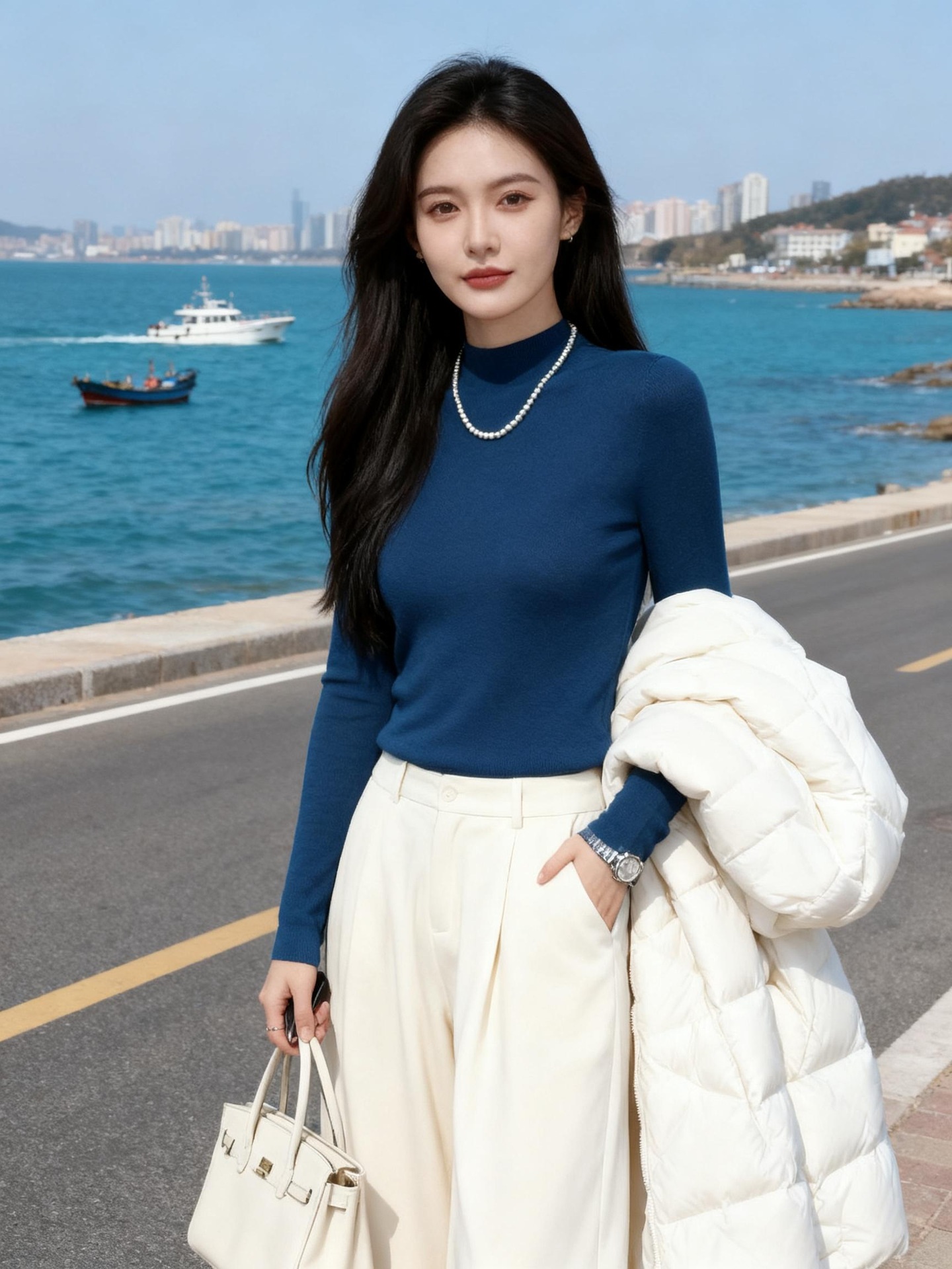 深海蓝（半高领）