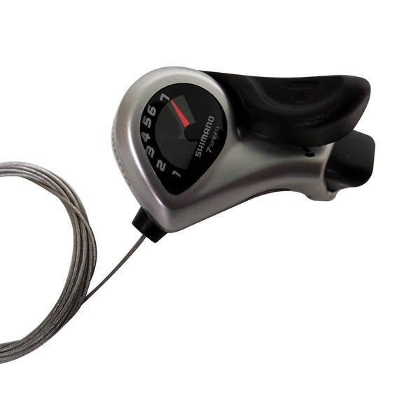 Productos genuinos TX50-7 dedo dial 6-velocidad 7-velocidad dedo dial 18-velocidad 21-velocidad bicicleta de montaña transmisión solo dedo derecho dial mango