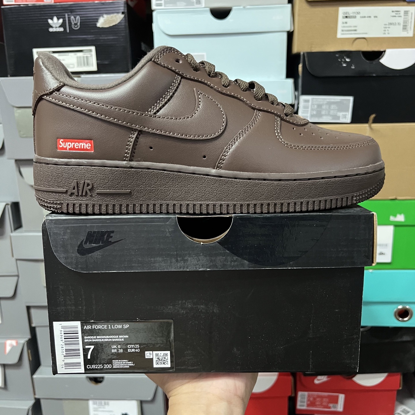 Zapatos Putian versión original de la fuerza aérea No. 1 en el extranjero marca conjunta de la cabeza de cuero en lugar de cojín de aire zapatillas deportivas para hombres y mujeres