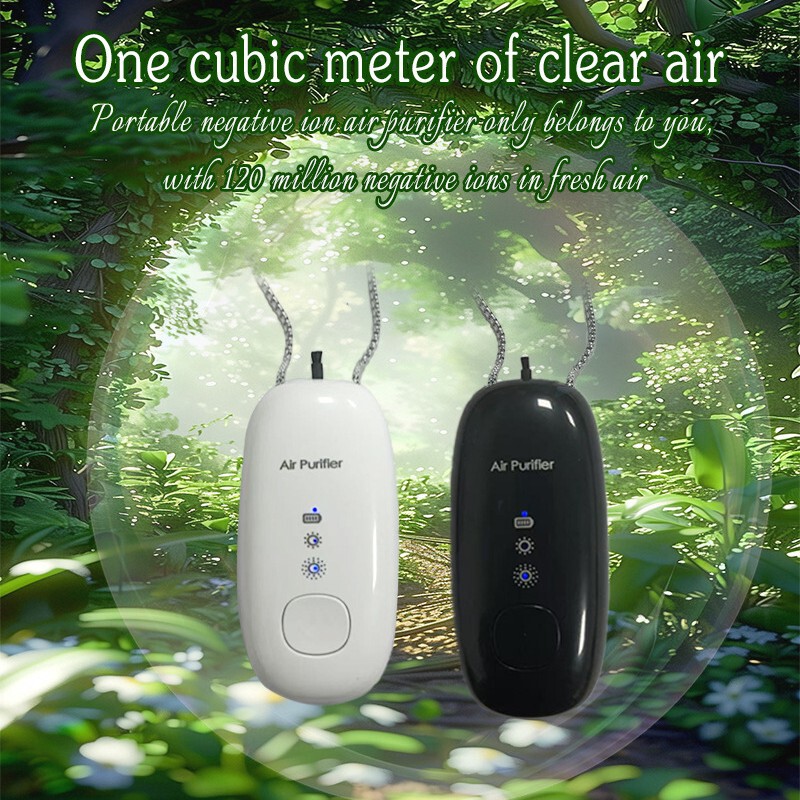 Factory Direct sales halter anion air purifier necklace gift portable second-hand smoke removal pendant Factory Direct sales halter anion air purifier necklace gift portable second-hand smoke removal pendant