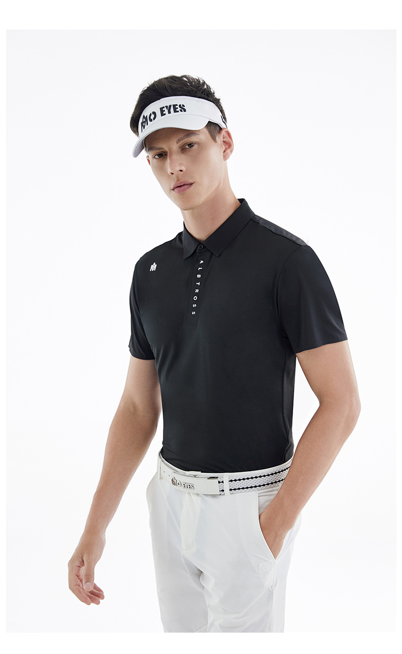 Áo thun thể thao nam ngắn tay chơi golf co giãn cao mềm mại thoáng khí — M23YF001-Đen, M23YF001-màu xám, M23YF001-màu trắng chi tiết 10