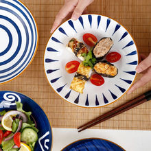 盘子碗全套家用深菜盘4个装创意网红盘ins风菜盘创意陶瓷餐具套装