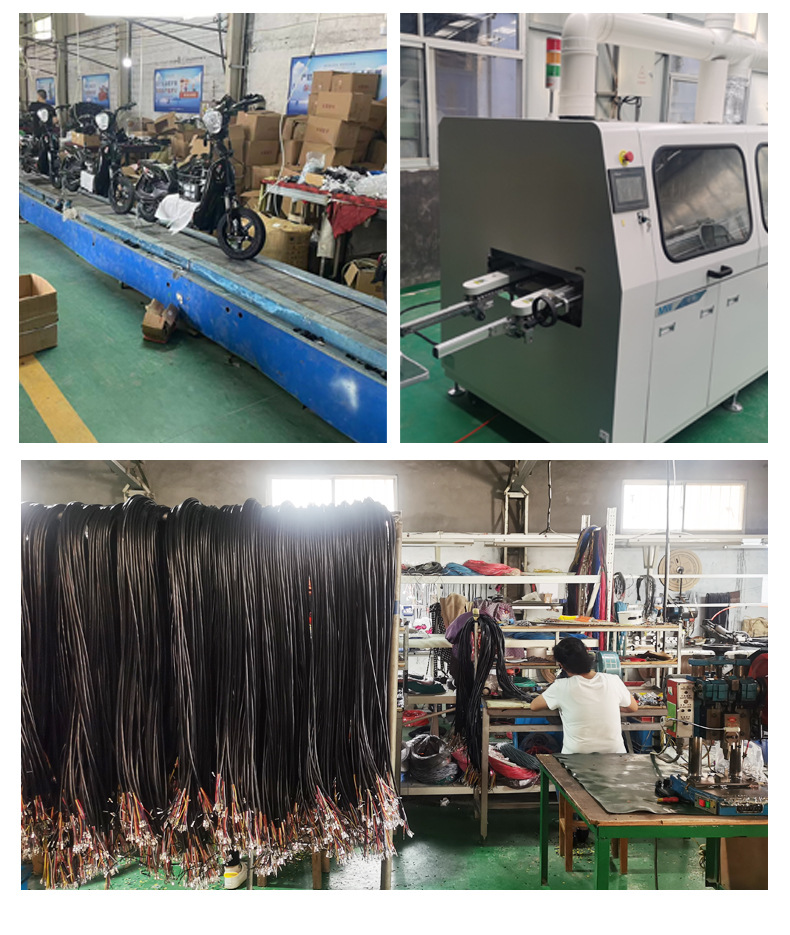 Electric Vehicle Wiring Harness Bicycle Vehicle Wiring Harness Connecting Line Oxygen-Free Copper Wire Electric Bicycle Accessories Connecting Line