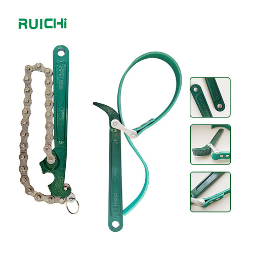Manufacturer sells 9-inch belt and chain type automotive oil grid wrench and 12-inch chain and belt filter wrench