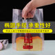 Disposable plastic tote bag bakery baking packaging bag dessert cake food takeaway packing bag wholesale