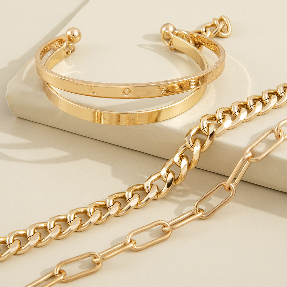 Bracelet multicouche minimaliste empilable style quotidien_voghion.com