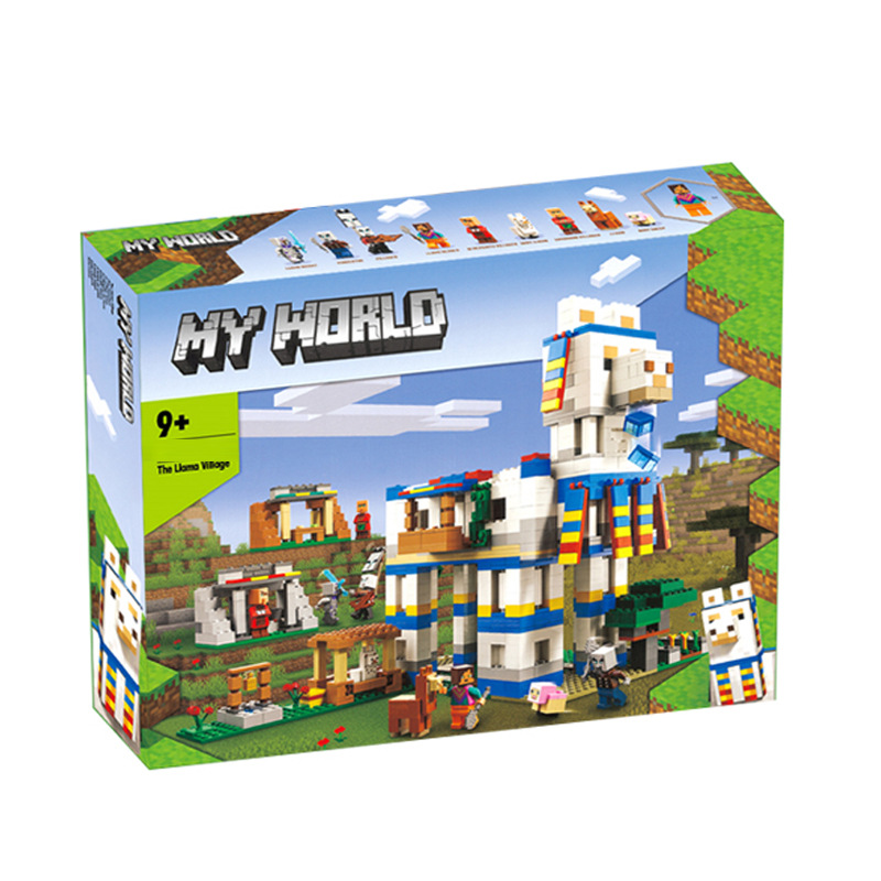 Compatible con bloques de construcción Lego mi mundo Órgano Cueva pequeña casa del árbol Aldea mina niños y niñas montado producto del rompecabezas