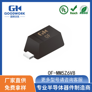 0F-Mm5Z6V8 6.8V 0.2W Sod-523 Goodwork Goode Walker Smd Zener Diode
