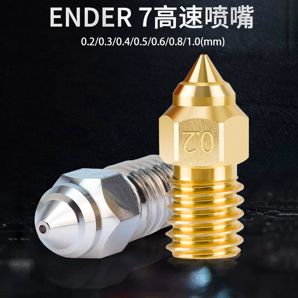 Аксессуары для 3D-принтеров Chuangxiang Ender7/5/3 V3 SE, высококачественная латунная насадка, насадка из закаленной стали