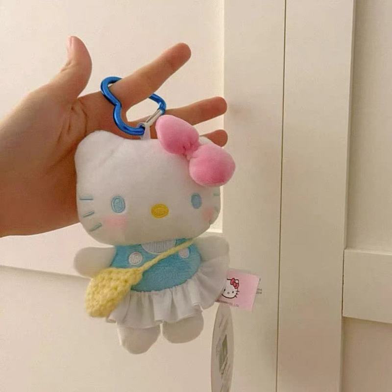 挎包kitty包包挂件钥匙扣书包挂饰可爱卡通毛绒公仔玩偶礼物|undefined