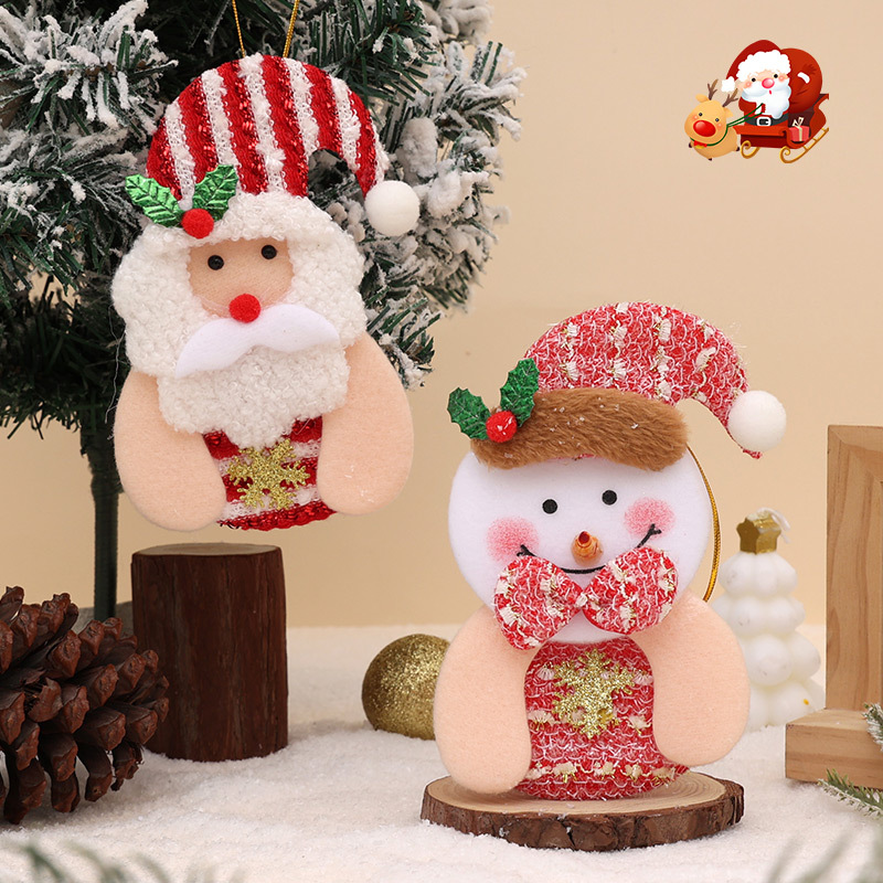 Forniture natalizie transfrontaliere piccoli pendenti Regali natalizi Etichettatura di decorazioni per decorazioni di scene di finestre per feste di alci