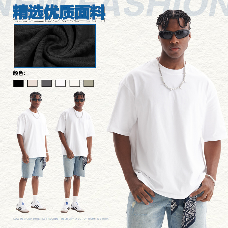 ETAI Hombre| Casual algodón de lino suelto camiseta de manga corta de cuello pequeño camiseta de cuello redondo camiseta de algodón de calle universal T