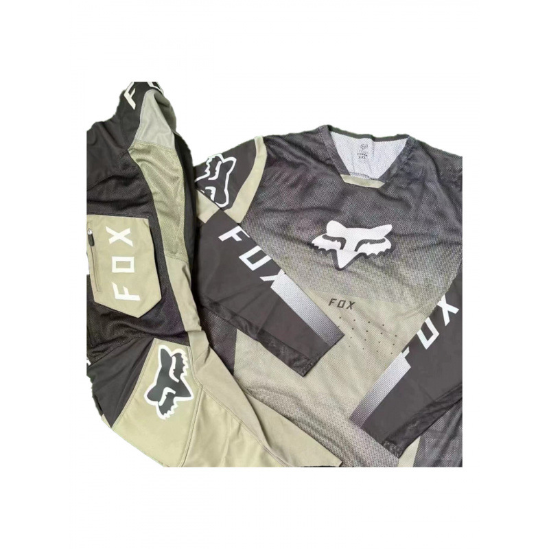 Fox Fox Head Mountain Bike Cycling Suit Moisture-Wicking Off-Road Motorcycle Racing Suit Breathable with Pocket